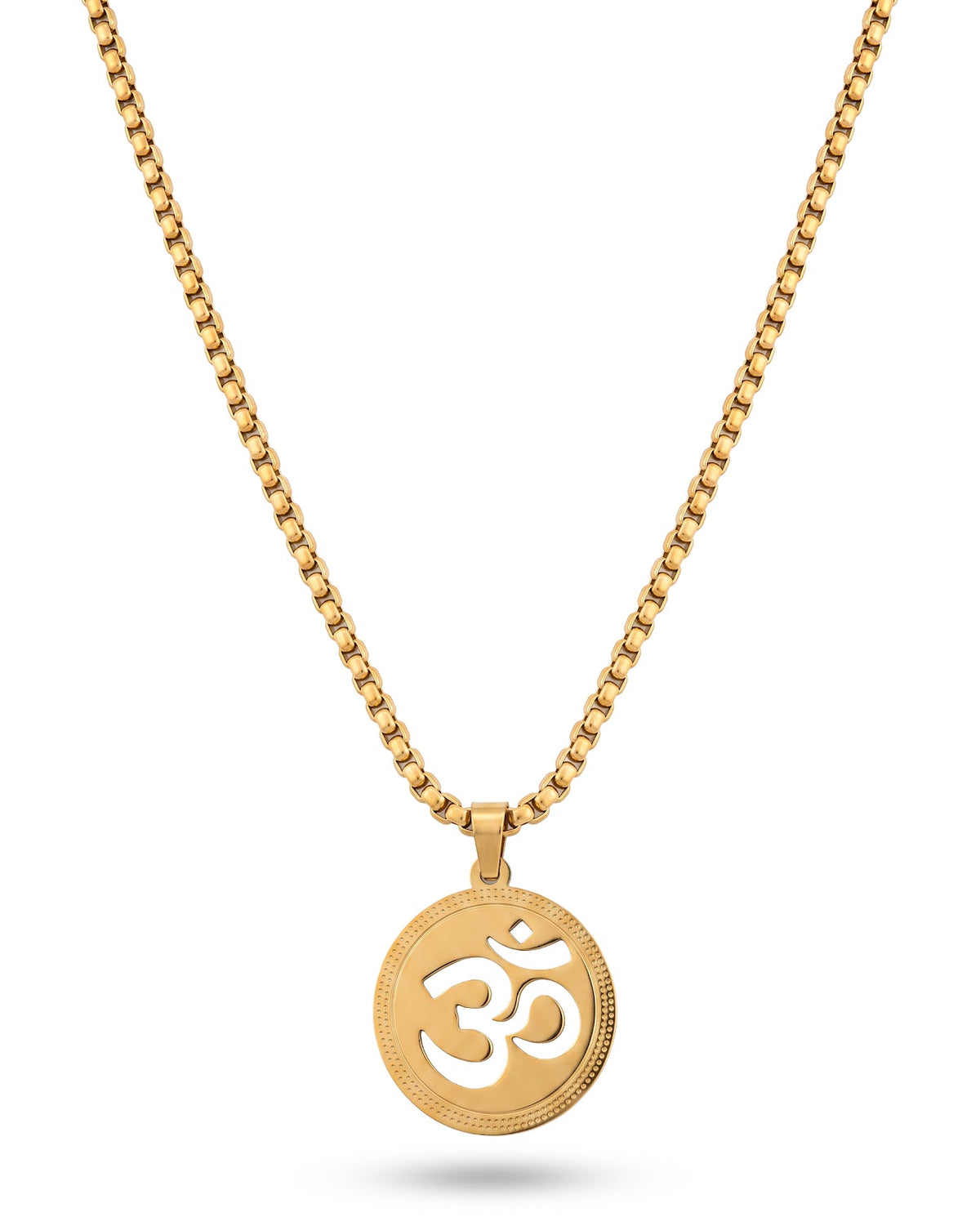 Men's Circular Pendant Chain