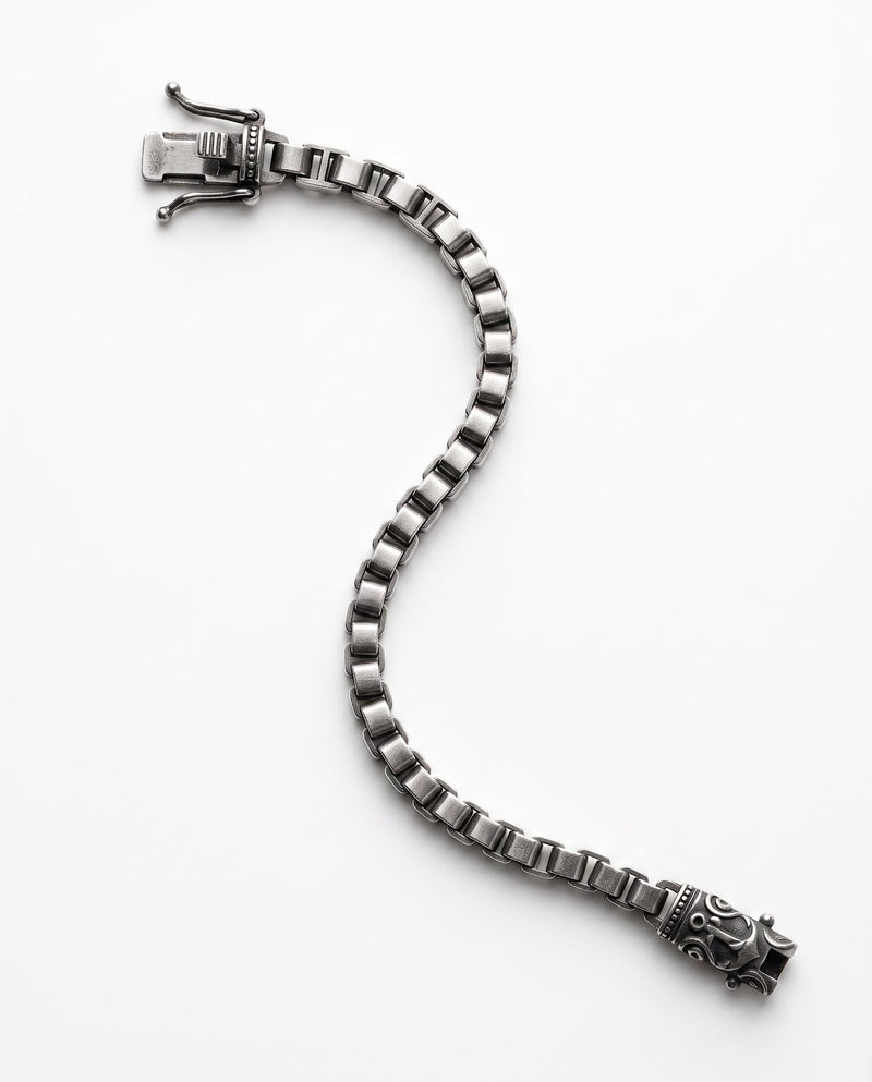 Men's Box Link Bracelet