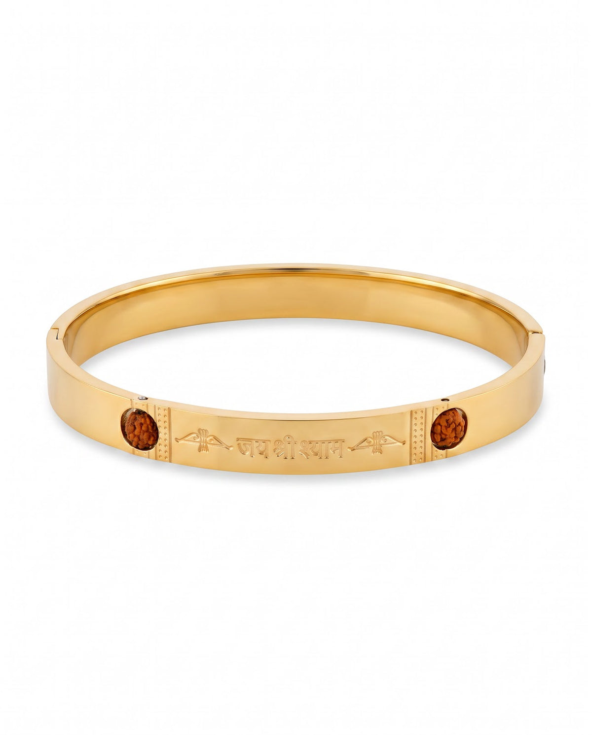 Men's Engraved Gold Kada
