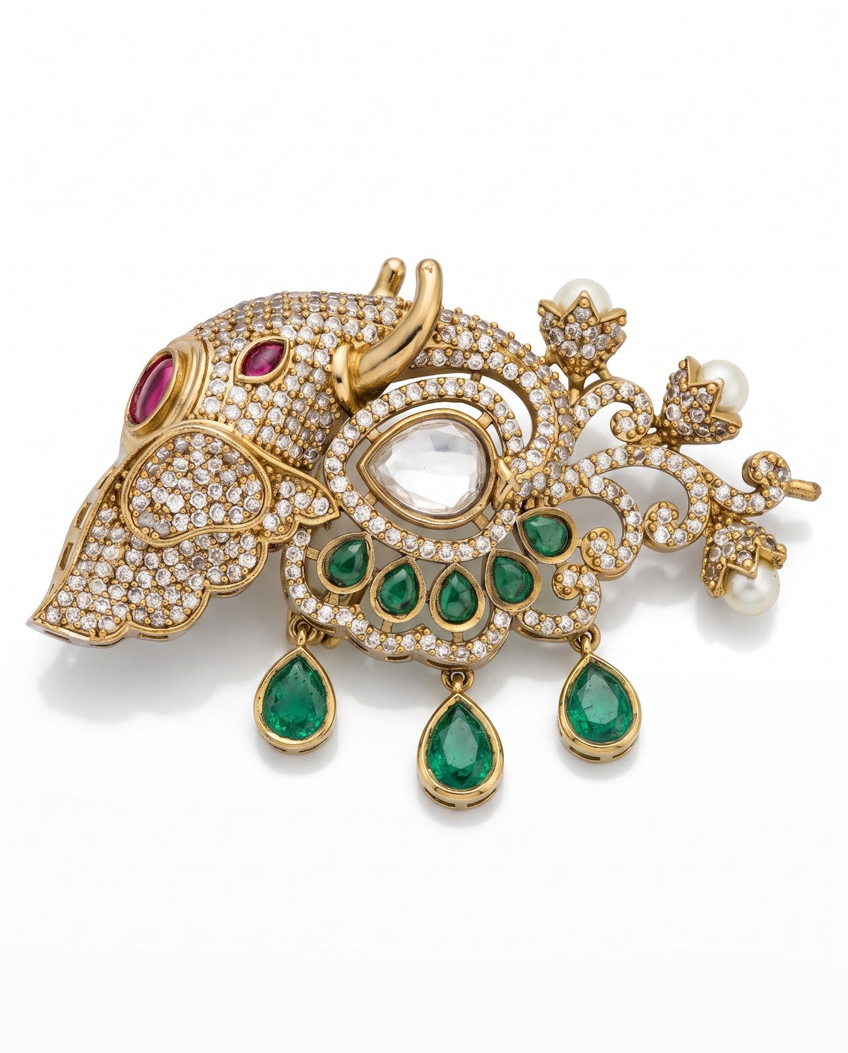 Royal Feather Brooch
