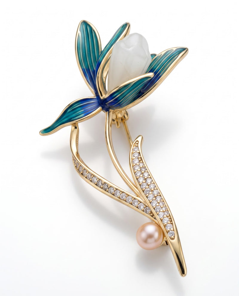 Hummingbird Brooch