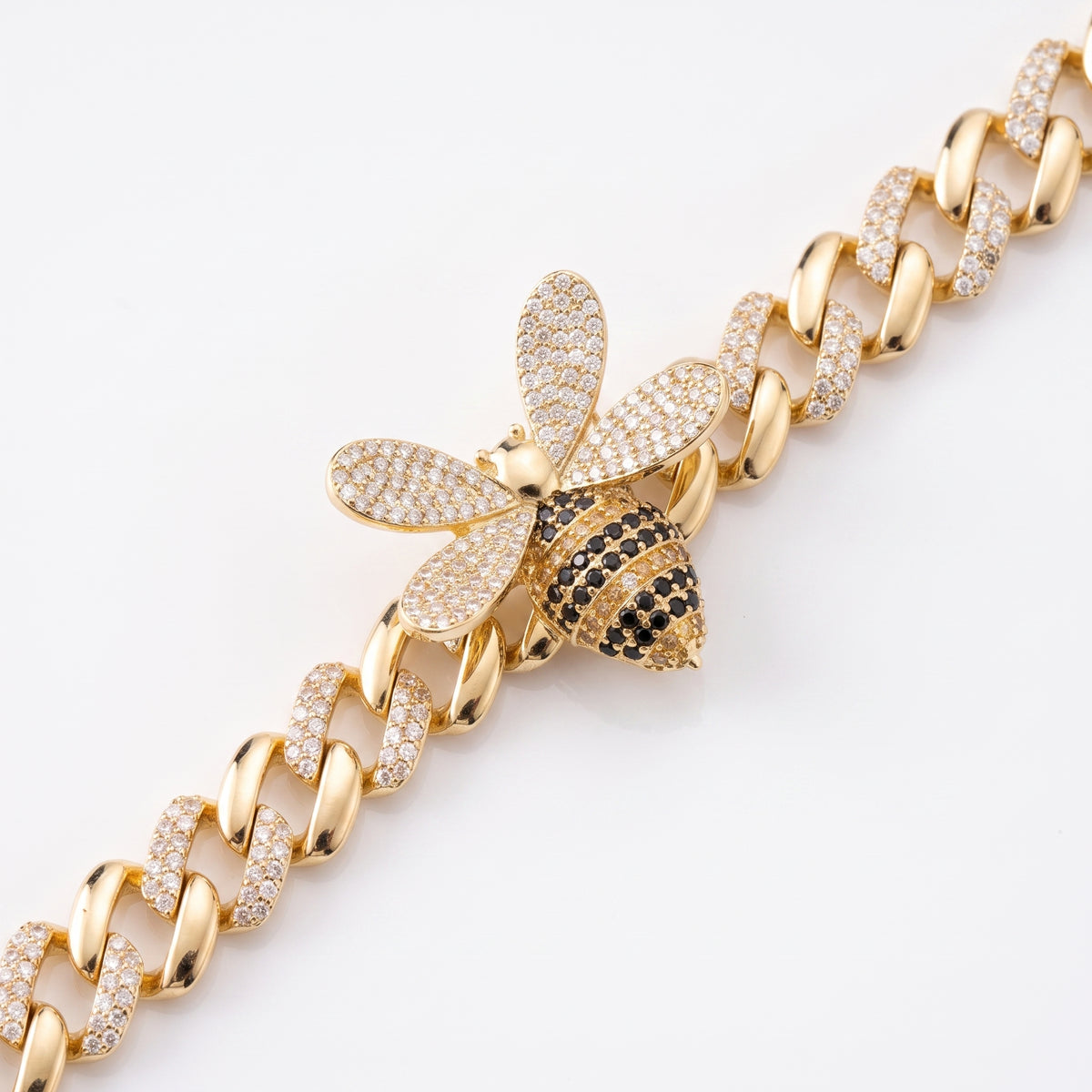 Gold Butterfly Link Bracelet