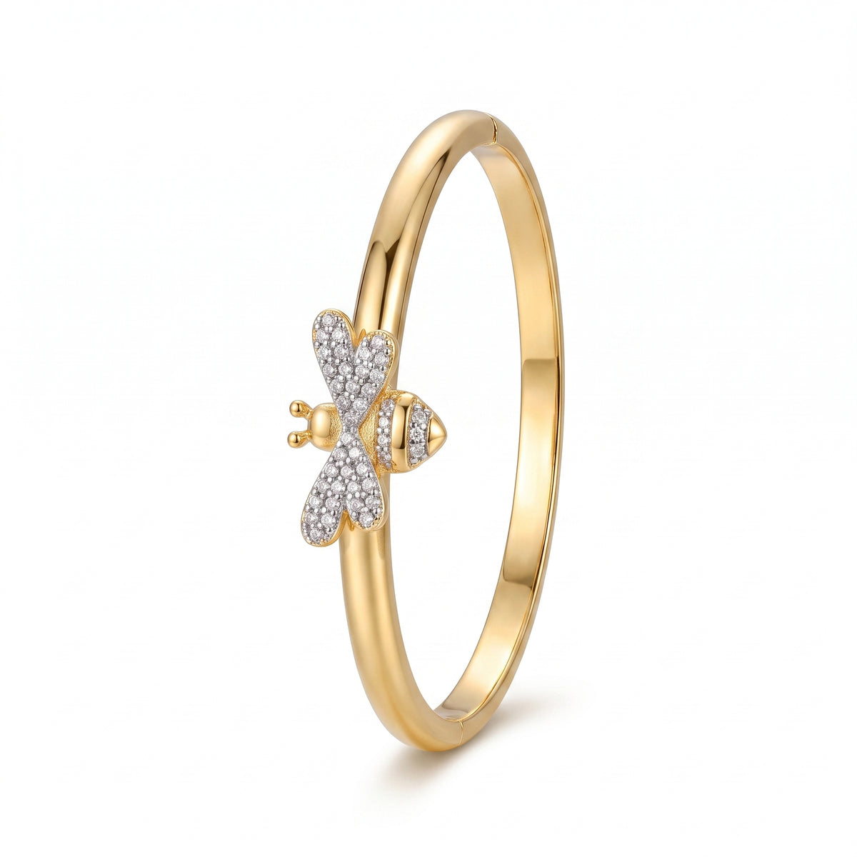 Golden Butterfly Crystal Kada