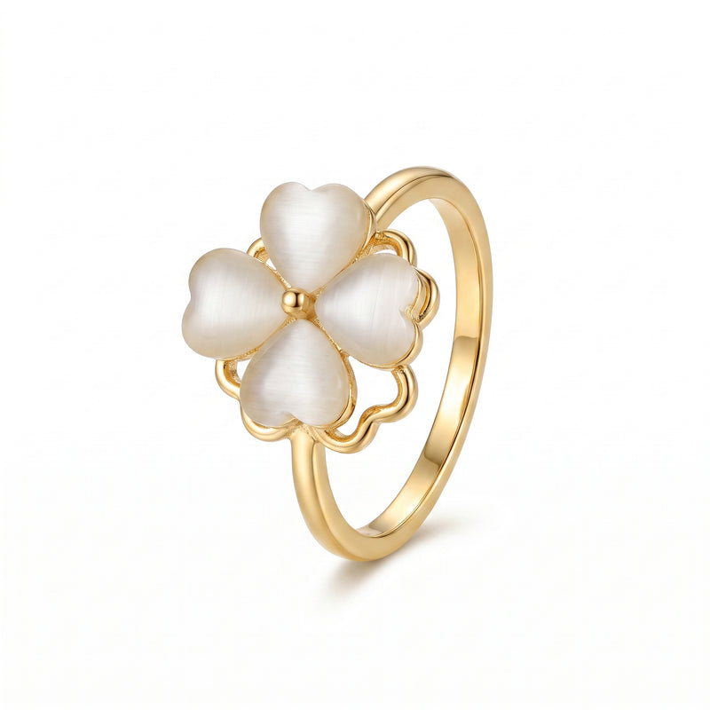 White Flower Ring