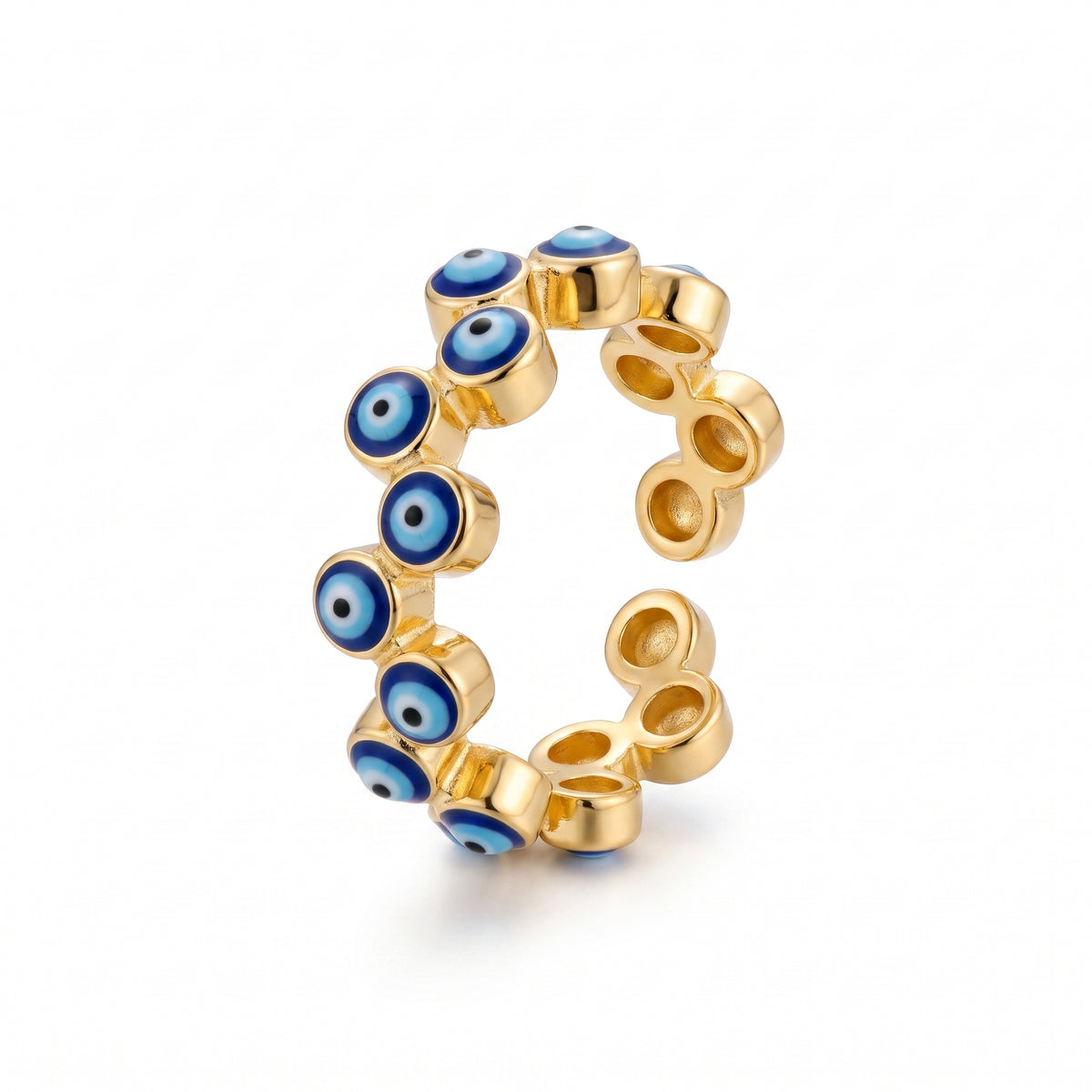 Evil Eye Beaded Ring