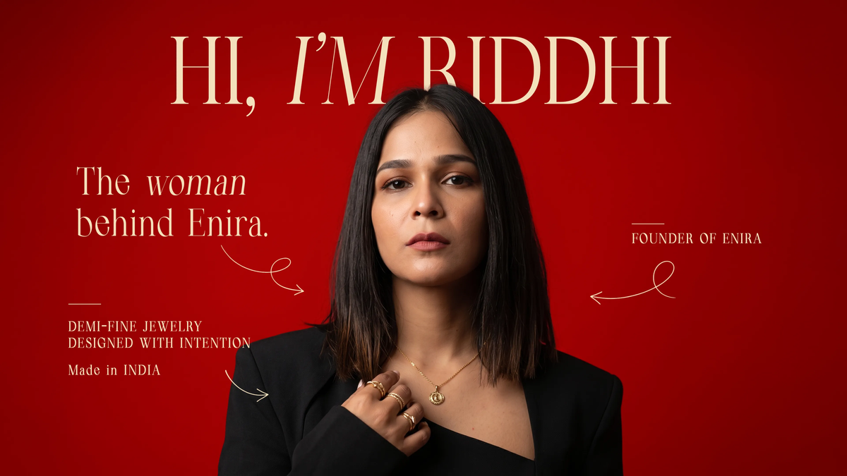 Riddhi, founder of Enira