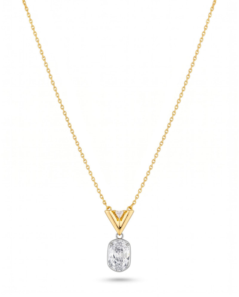 Women's Butterfly Crystal Pendant Chain