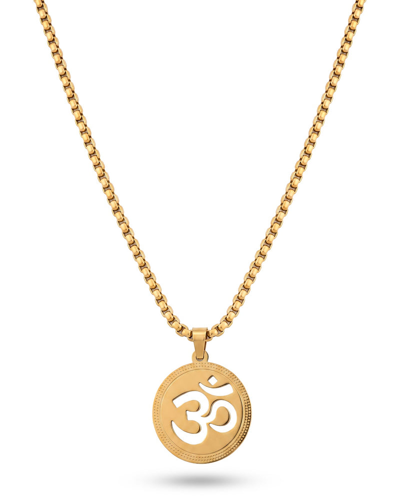 Men's Circular Pendant Chain