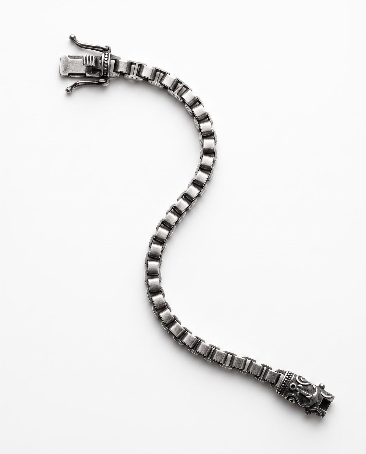 Men's Box Link Bracelet