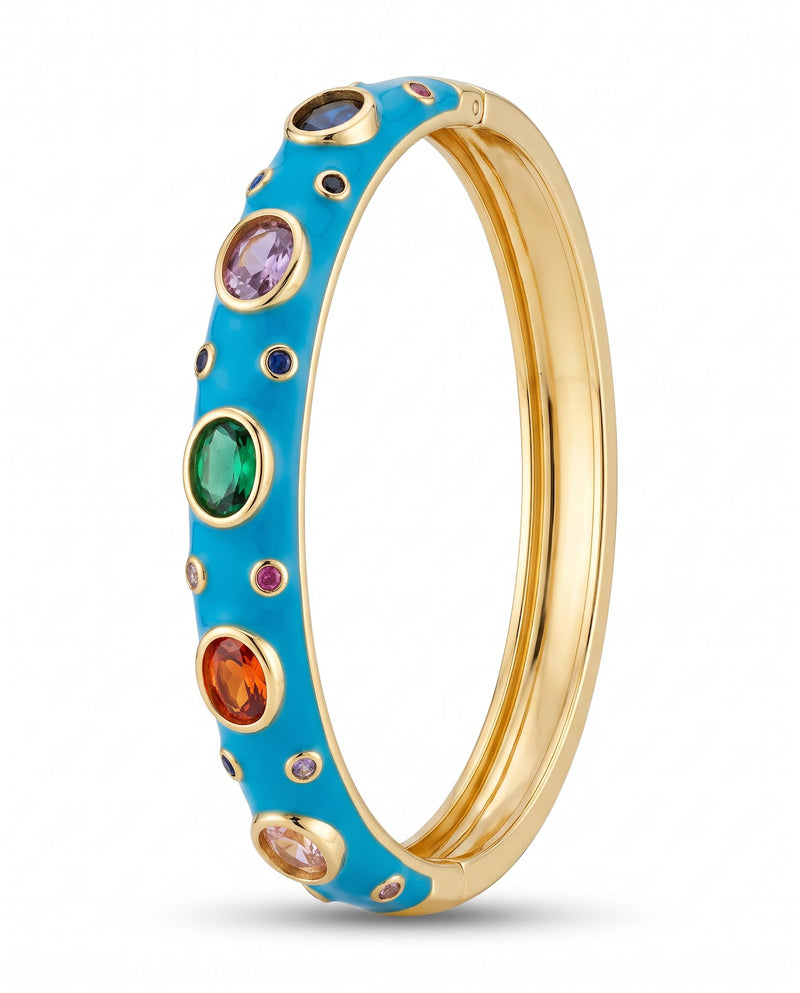 Women's Blue Evil Eye Kada