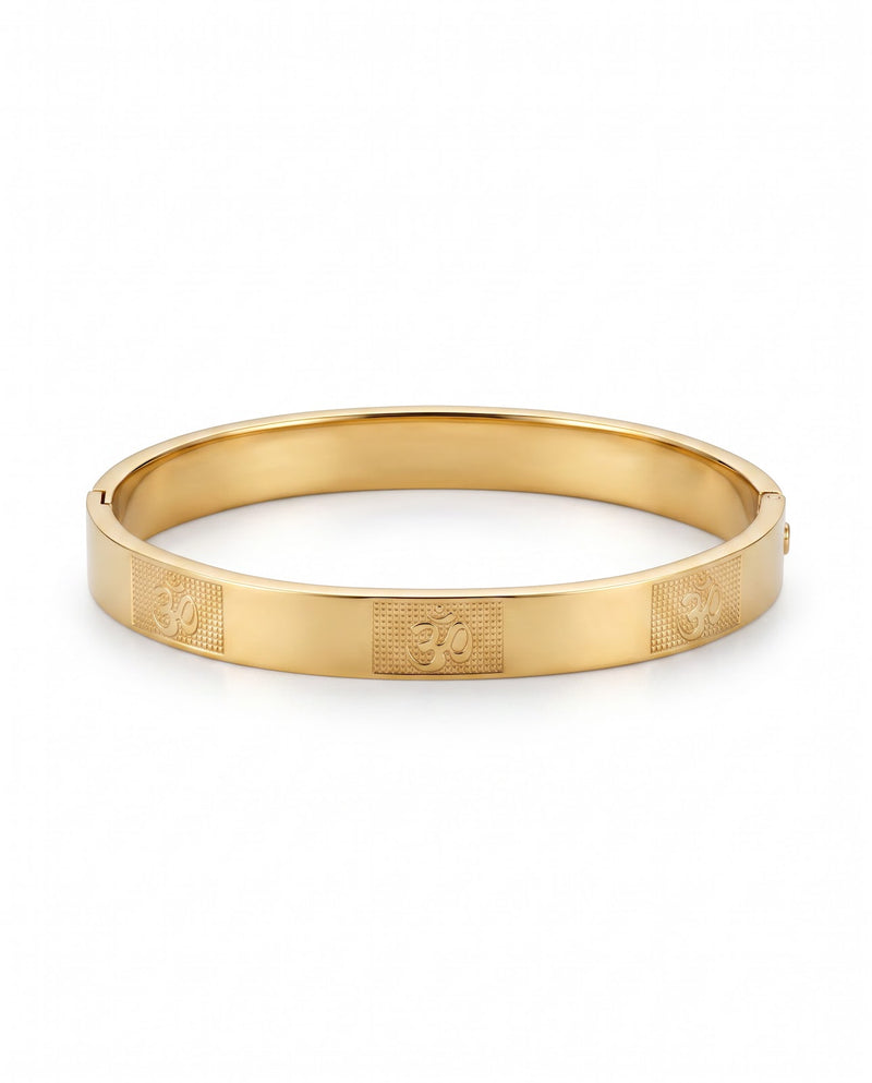 Men's Textured Gold Kada
