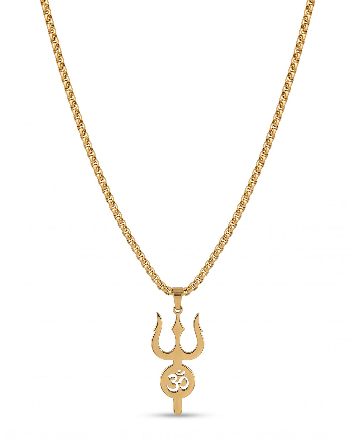 Men's Compass Rose Pendant Chain