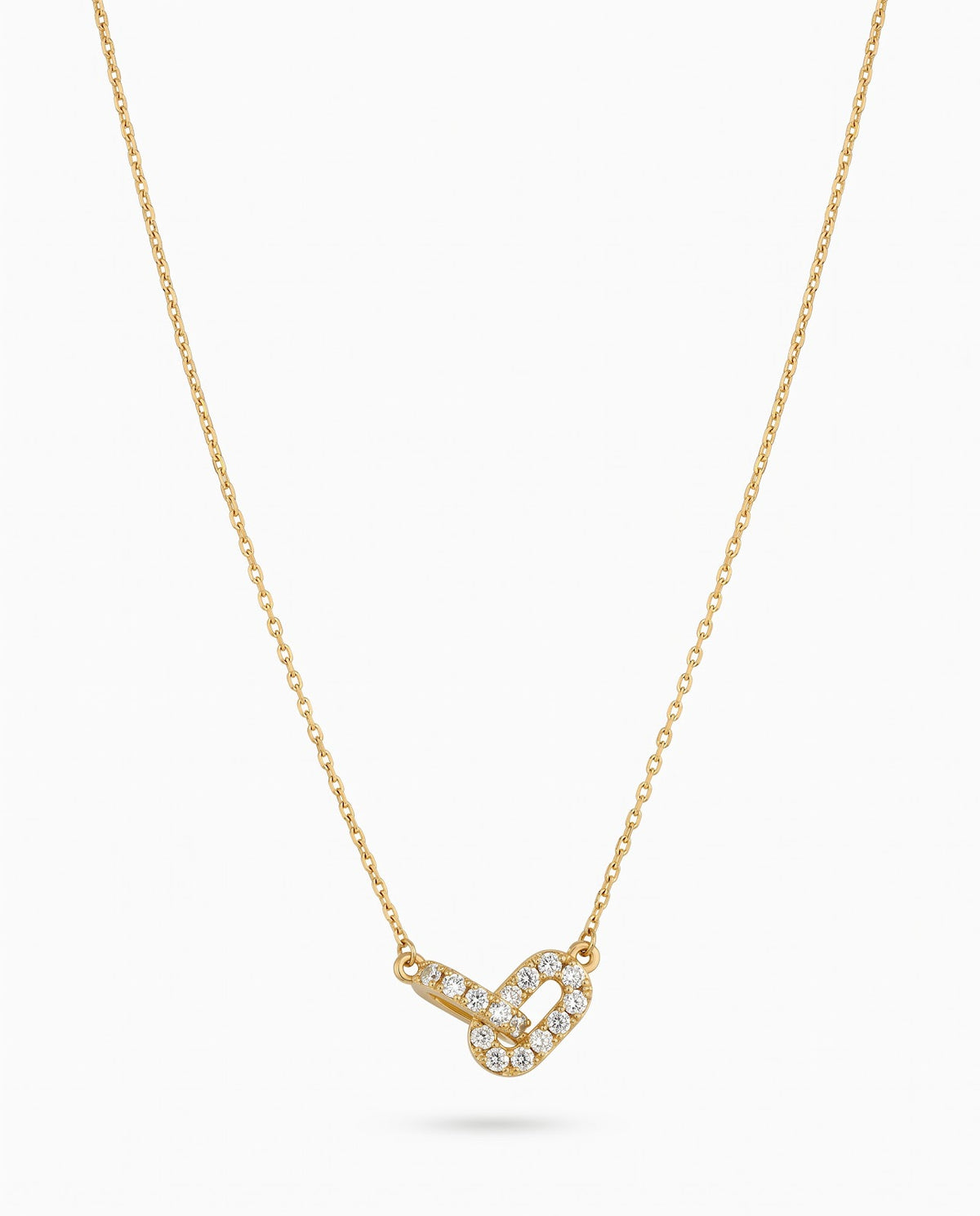 Women's Open Heart Pendant Chain