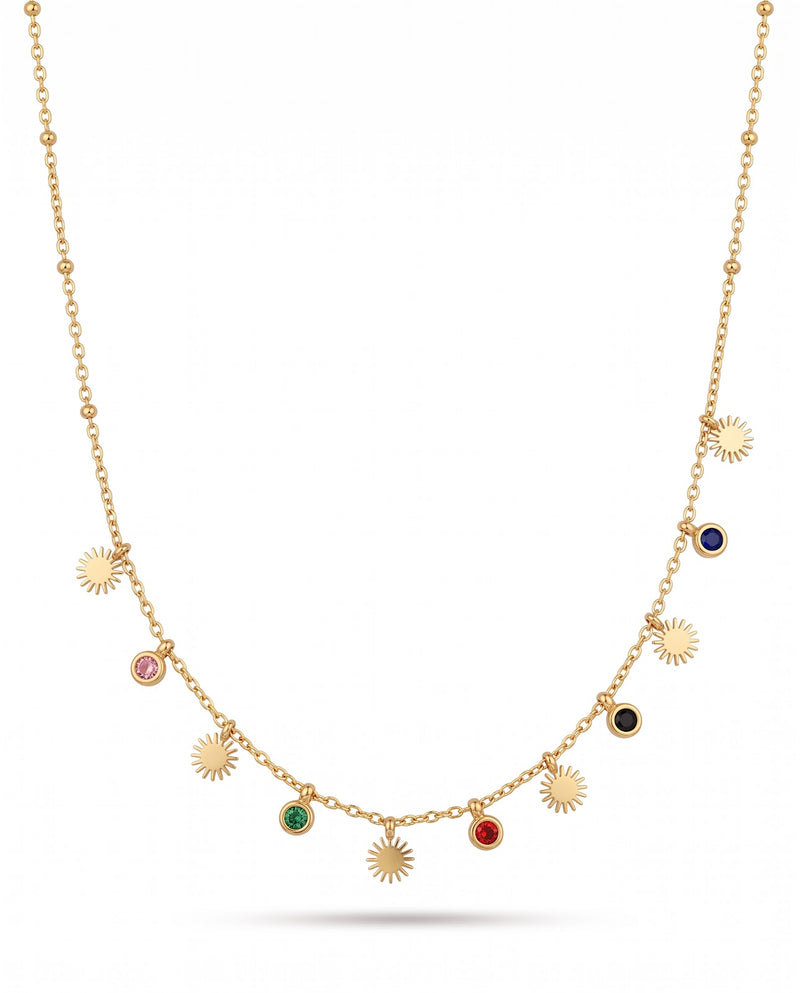 Women's Floral Pendant Chain