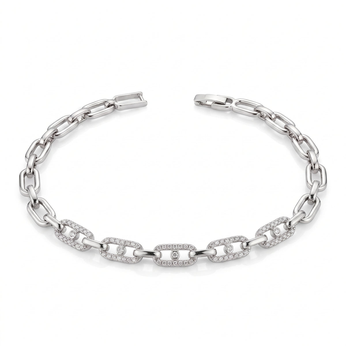 Silver Link Chain Bracelet
