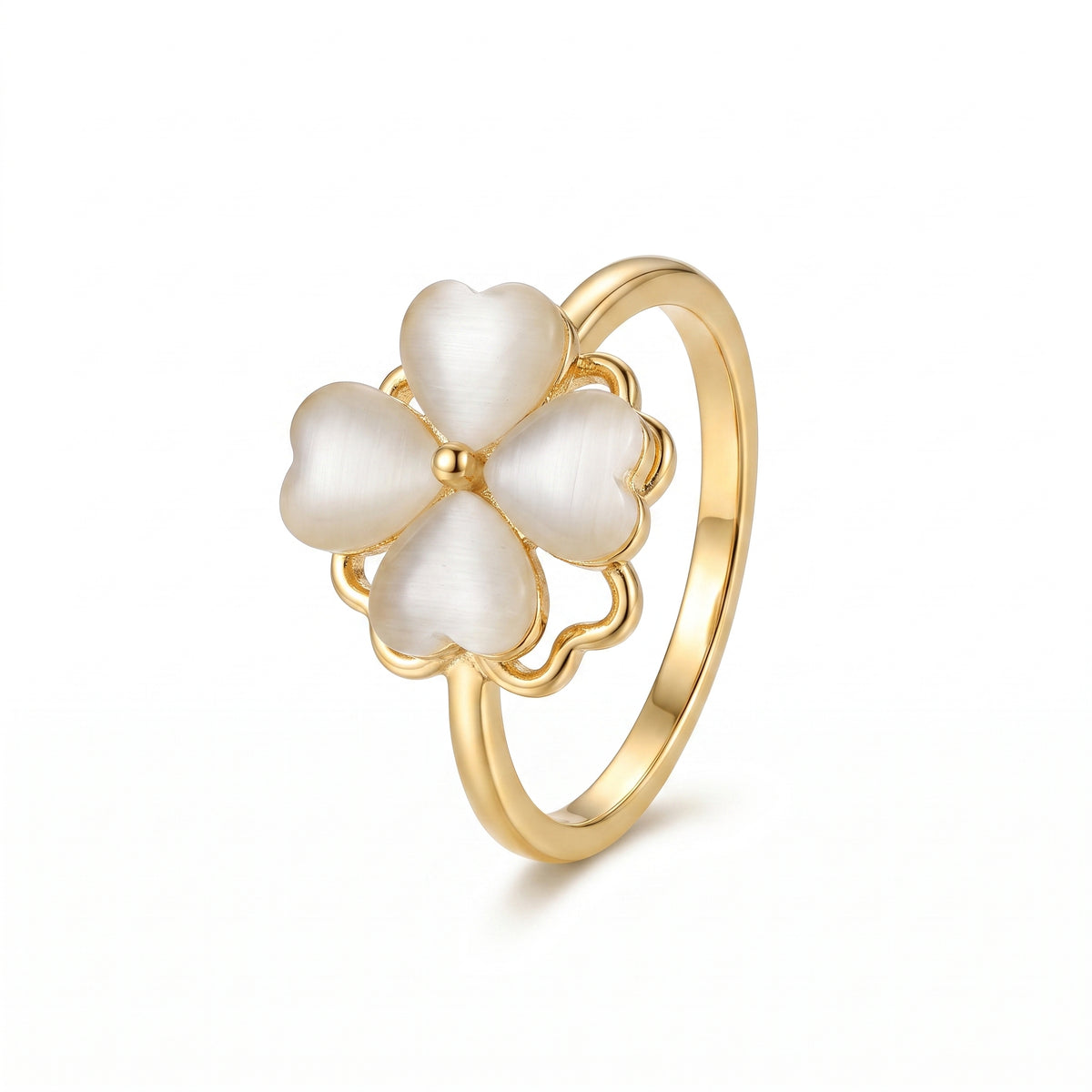 White Flower Ring