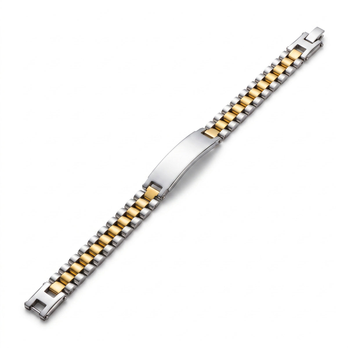 Dual Tone Link Bracelet